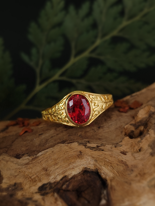 Jude Duarte's Red Ruby Ring