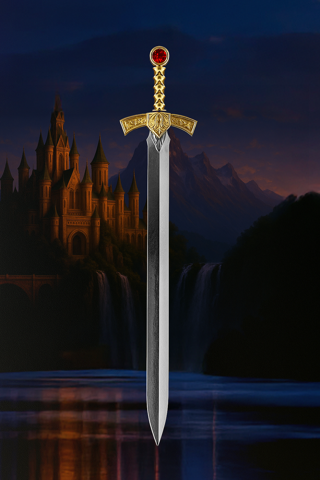Goldryn Hair Pin Sword