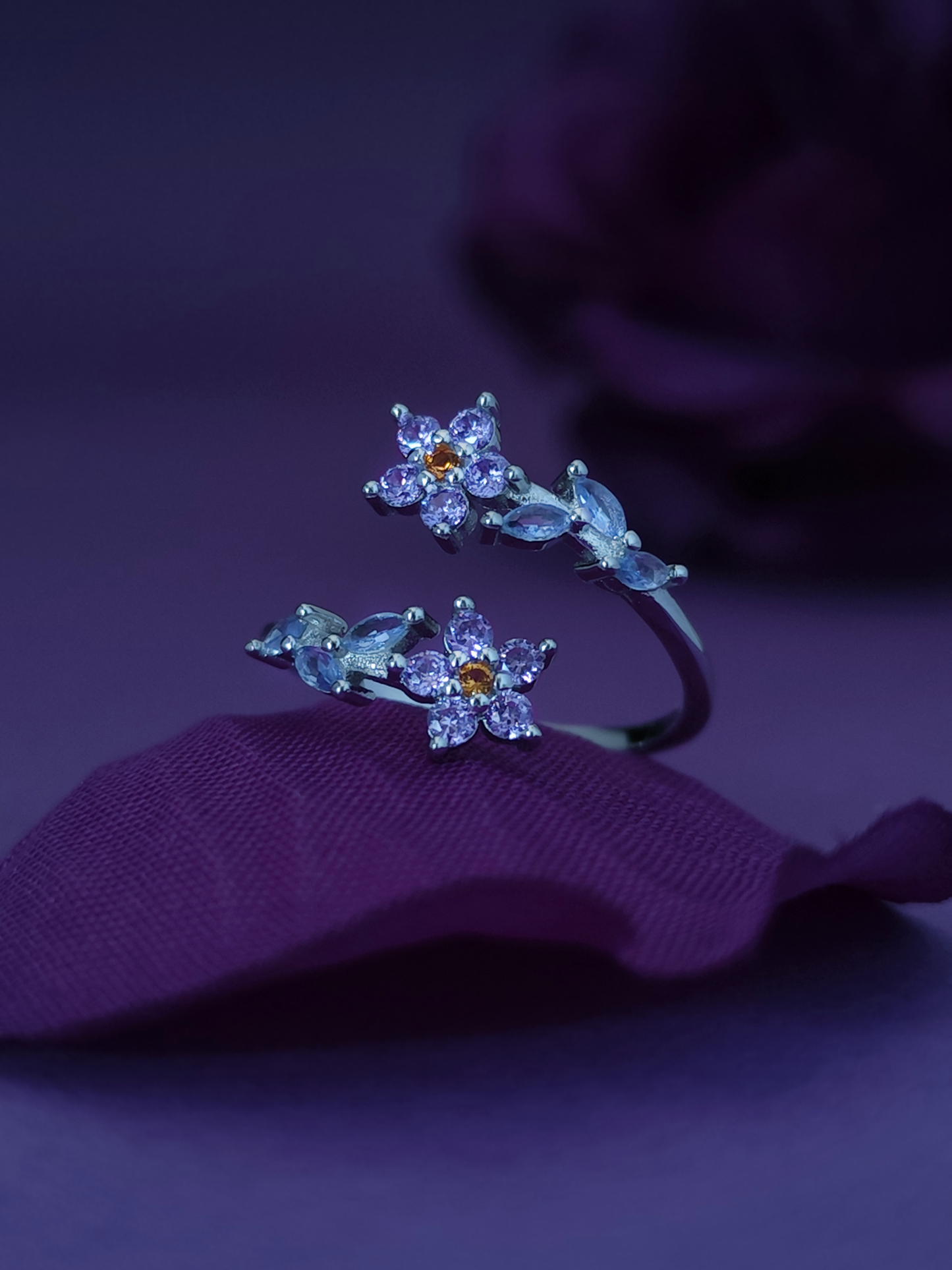 Forget Me Not Wrap Ring