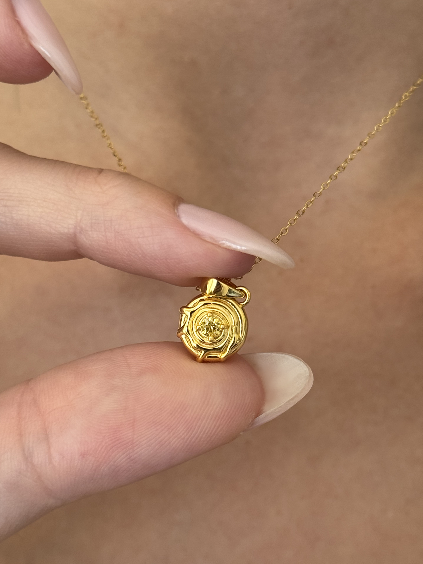 Sticky Buns Necklace