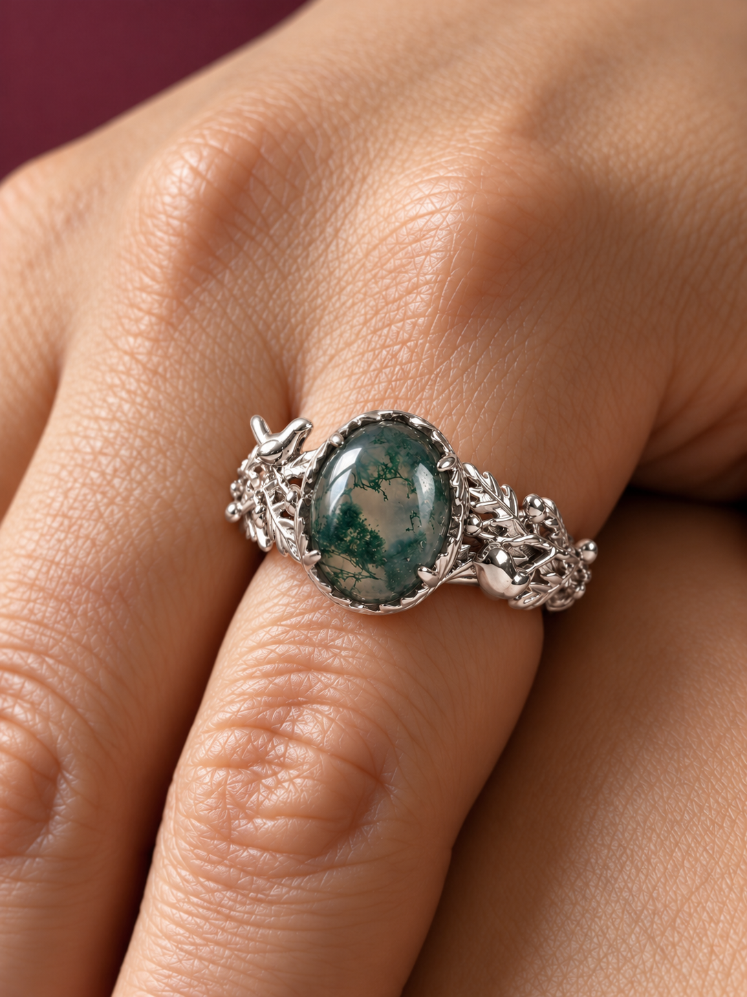 Suren & Oak Wedding Ring