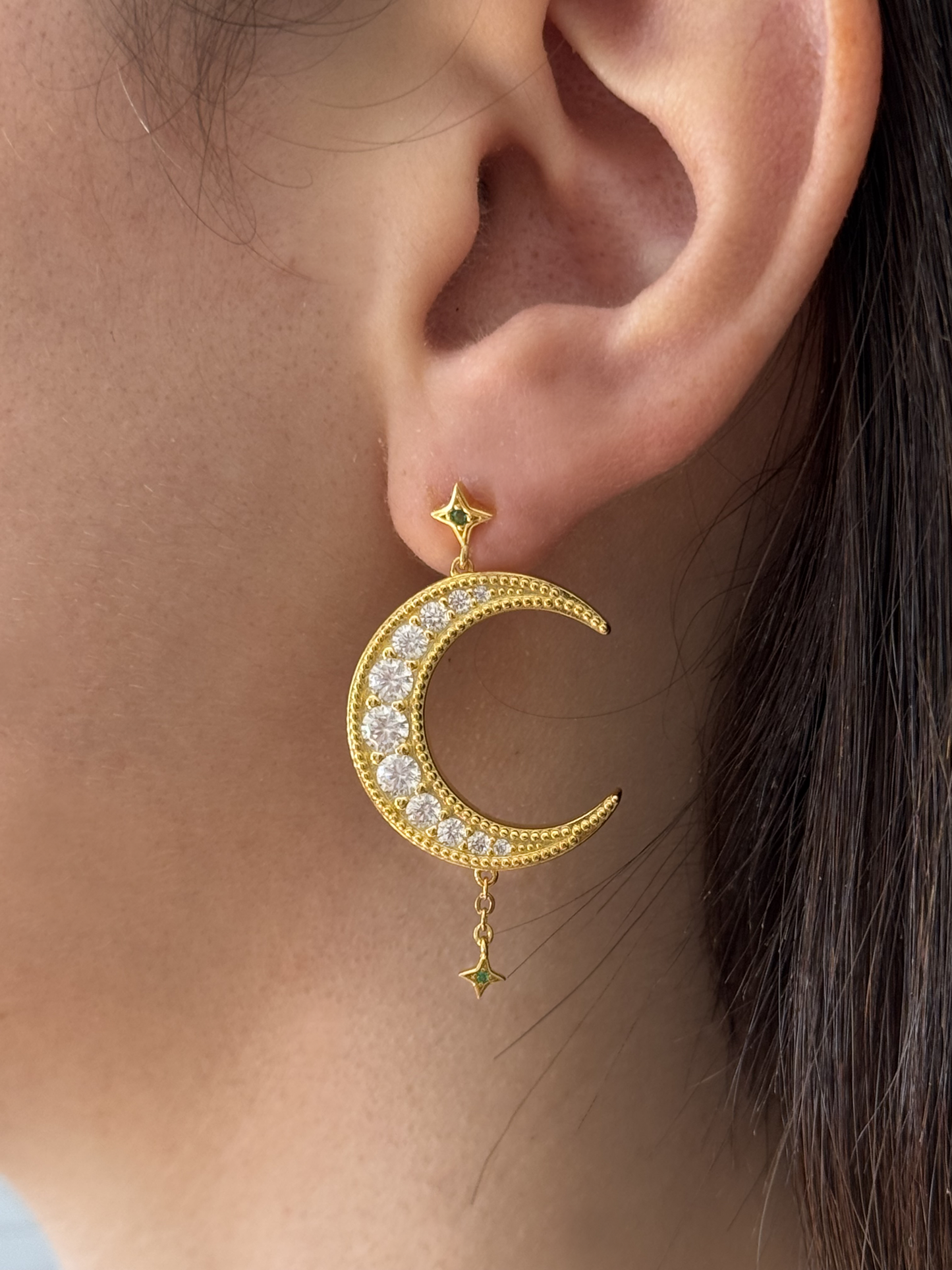 Taryn's Moon & Star Earrings