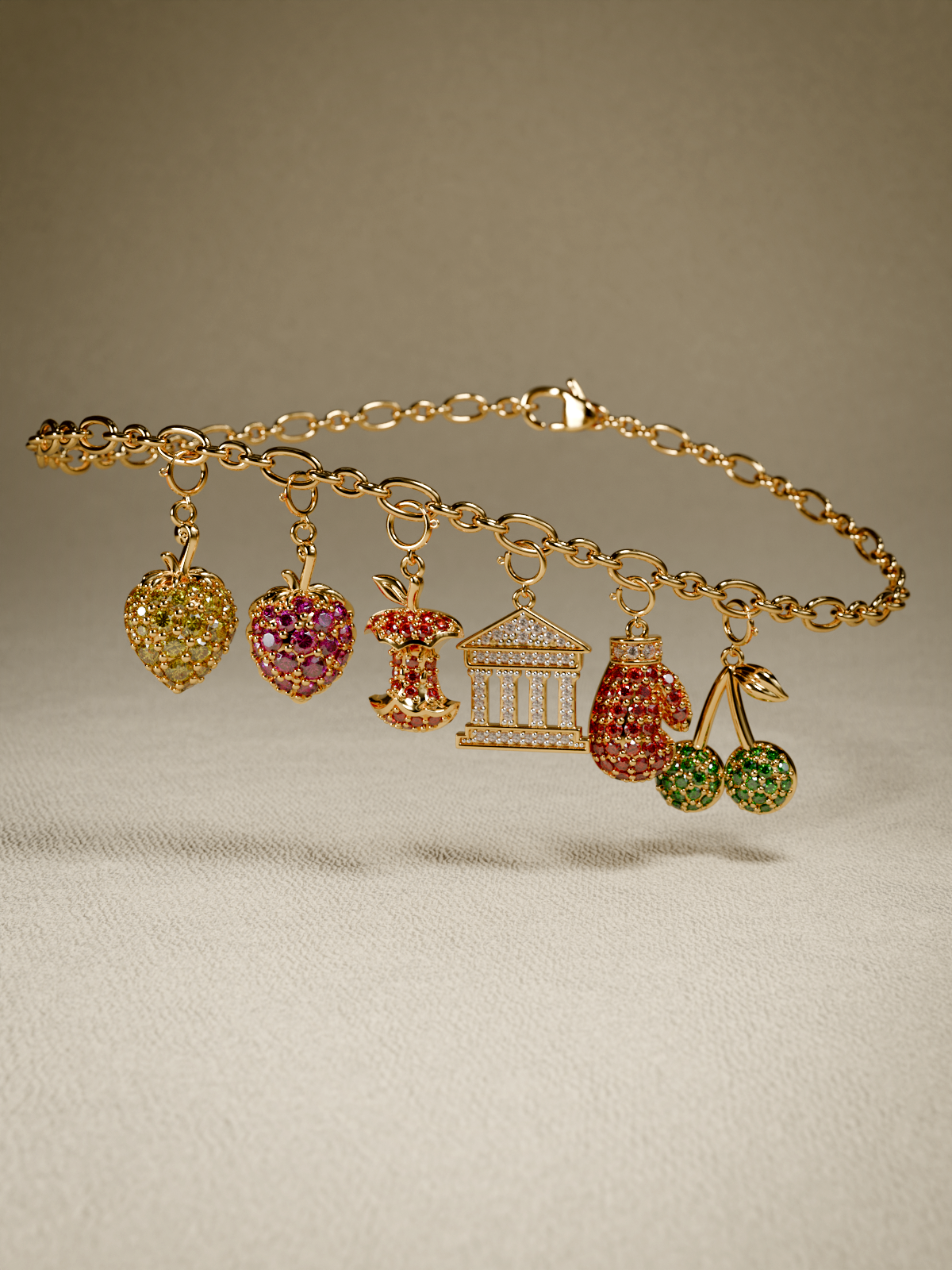 Philip Jones Bracciale Iniziale Amicizia Lettera G – Con Cristalli Zircondia, Elegante