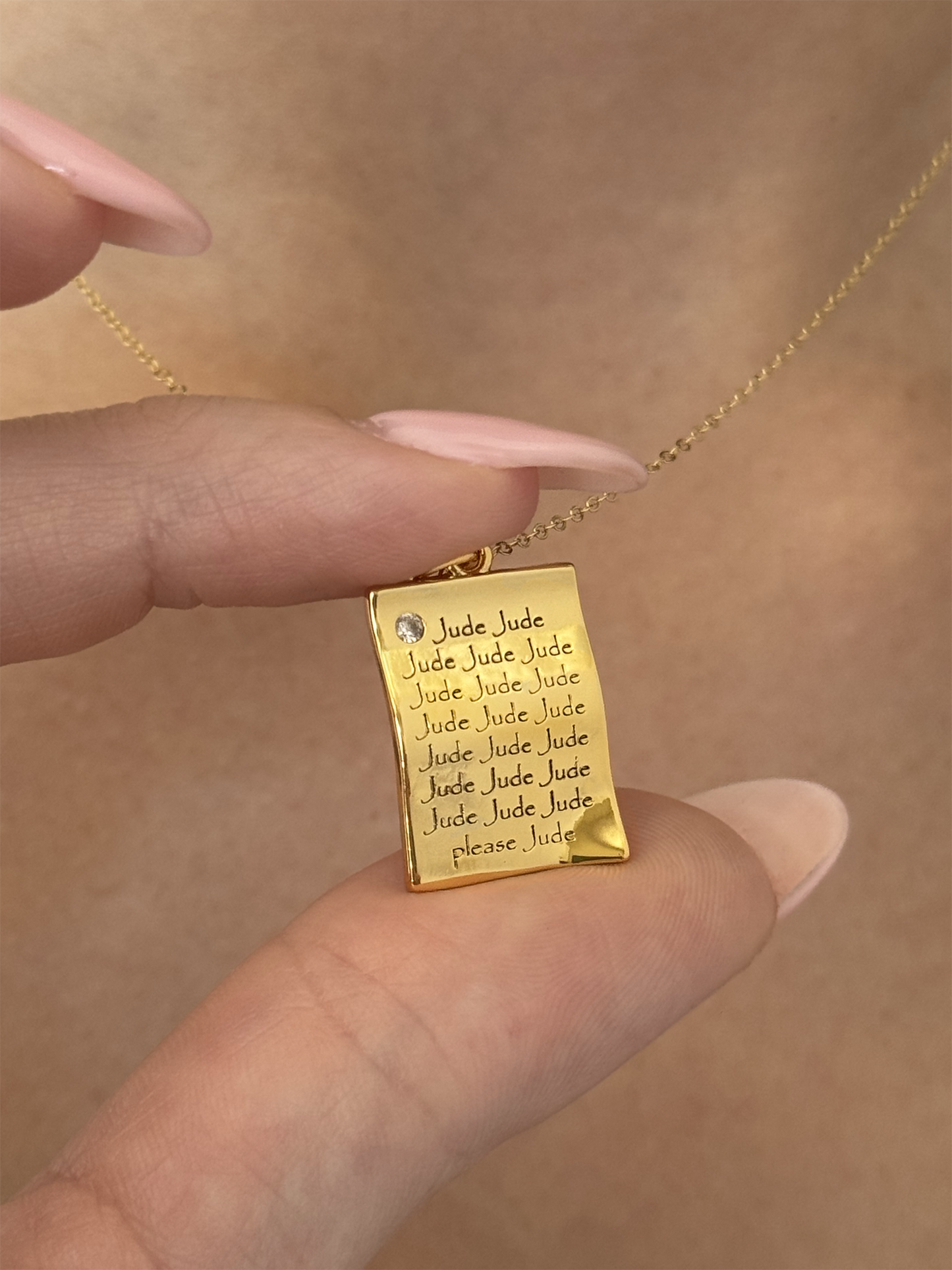 Cardan's Letter to Jude Necklace