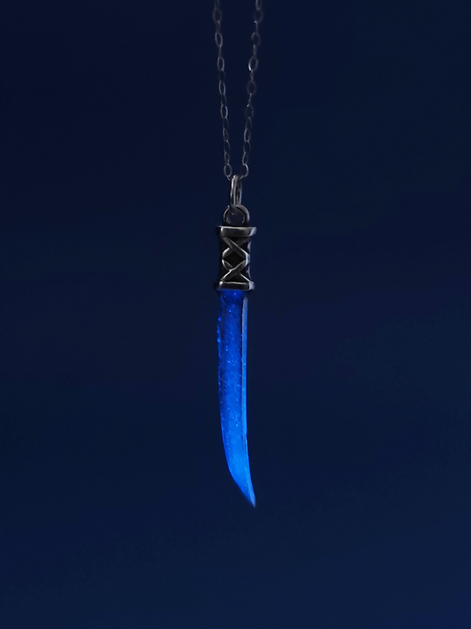 Glow in the Dark Seraph Blade Necklace