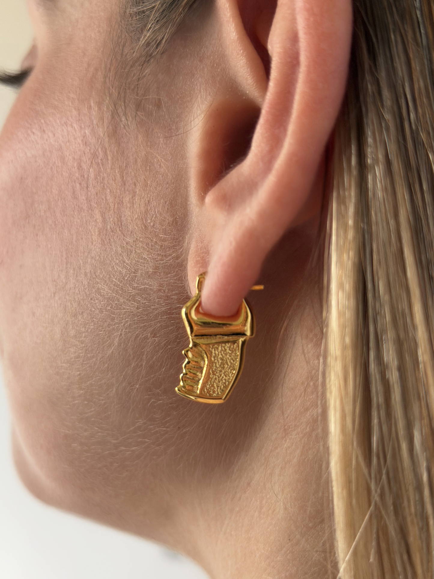 Taser Gun Hoop Earrings