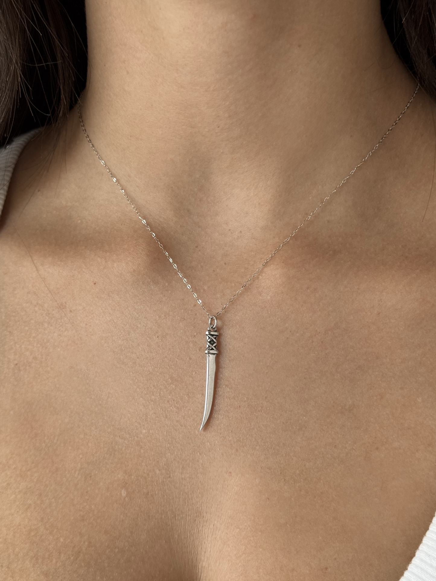 Glow in the Dark Seraph Blade Necklace