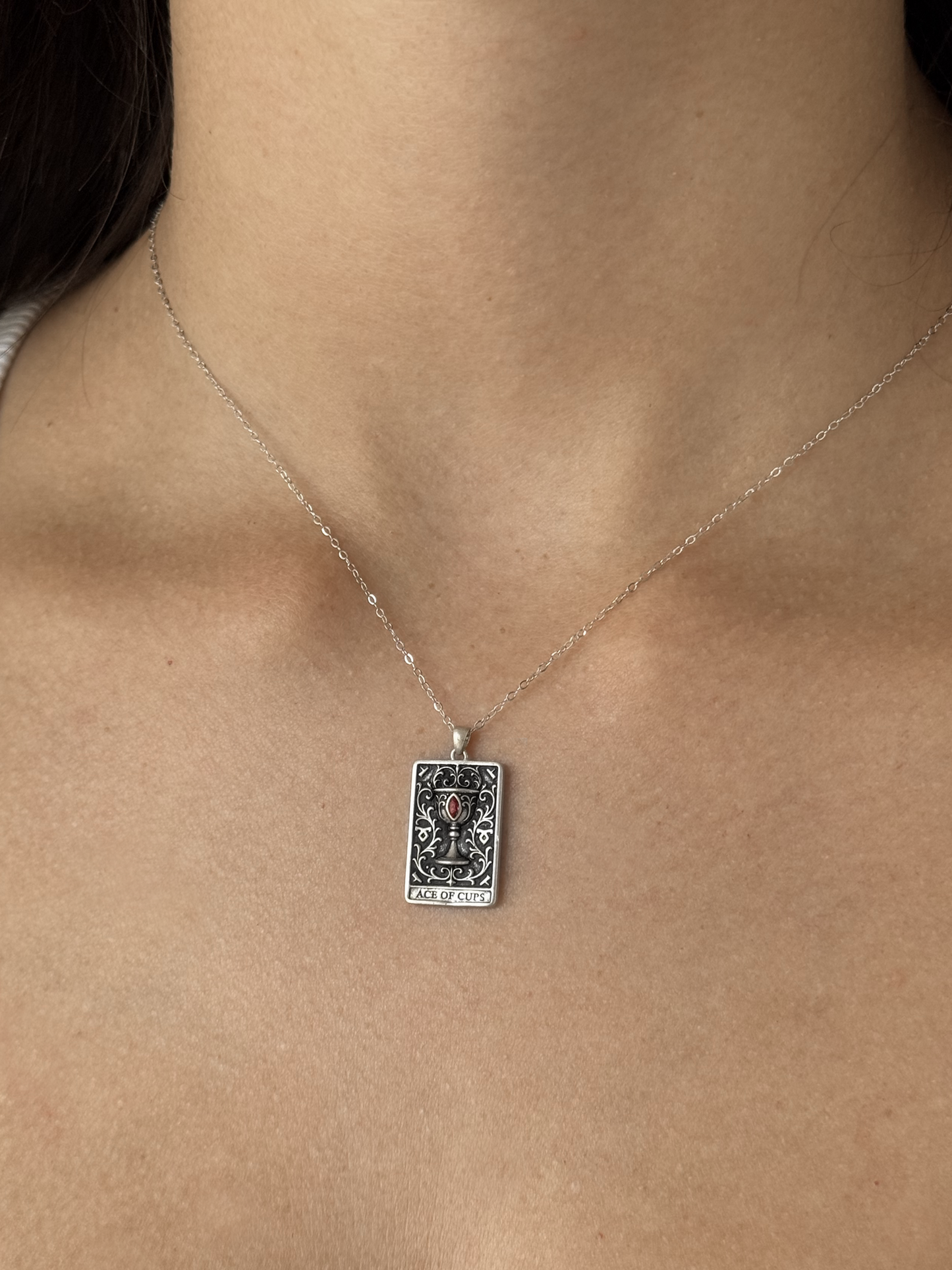 The Mortal Cup Tarot Necklace