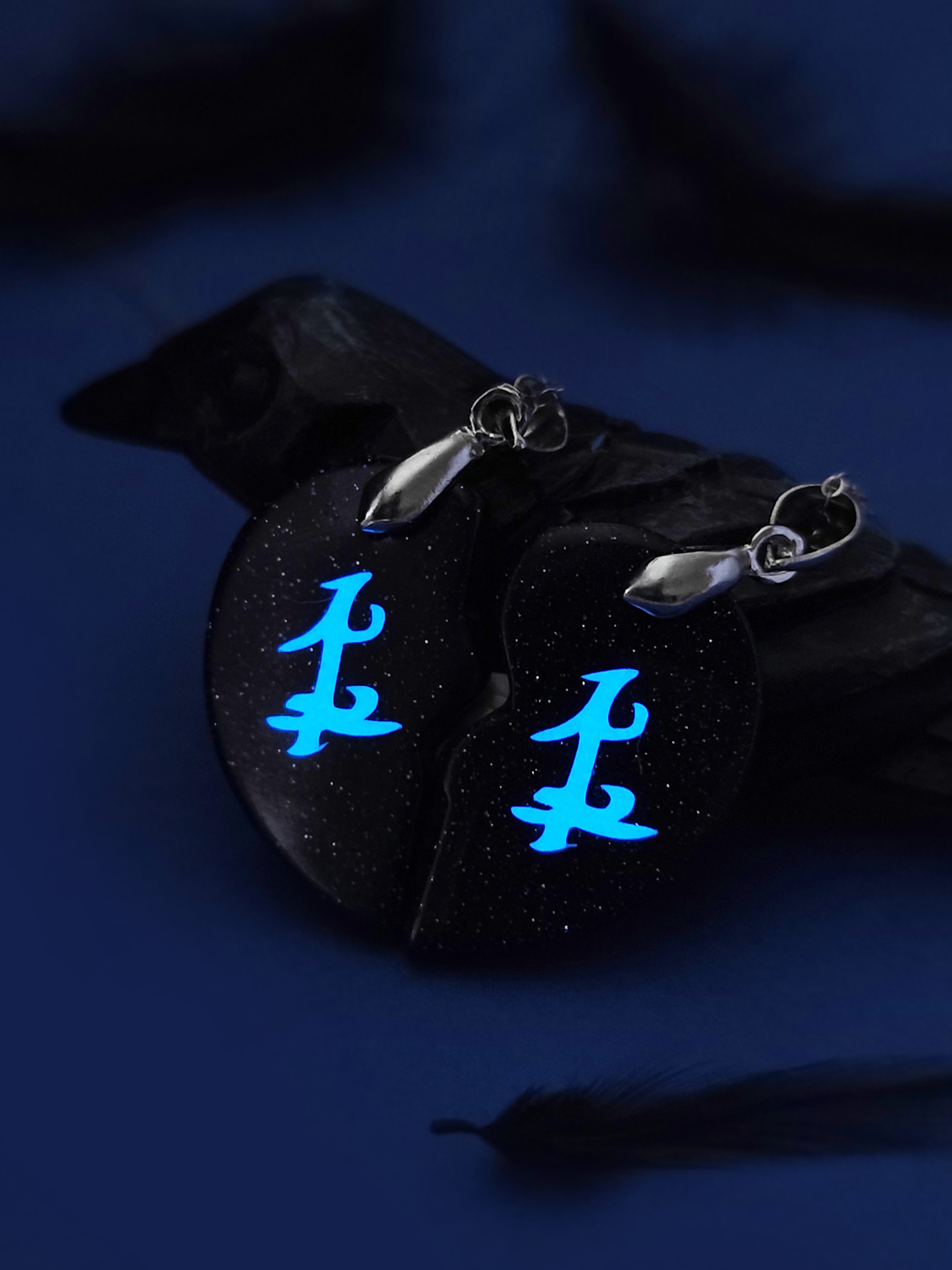 Glow in the Dark Parabatai Friendship Necklace