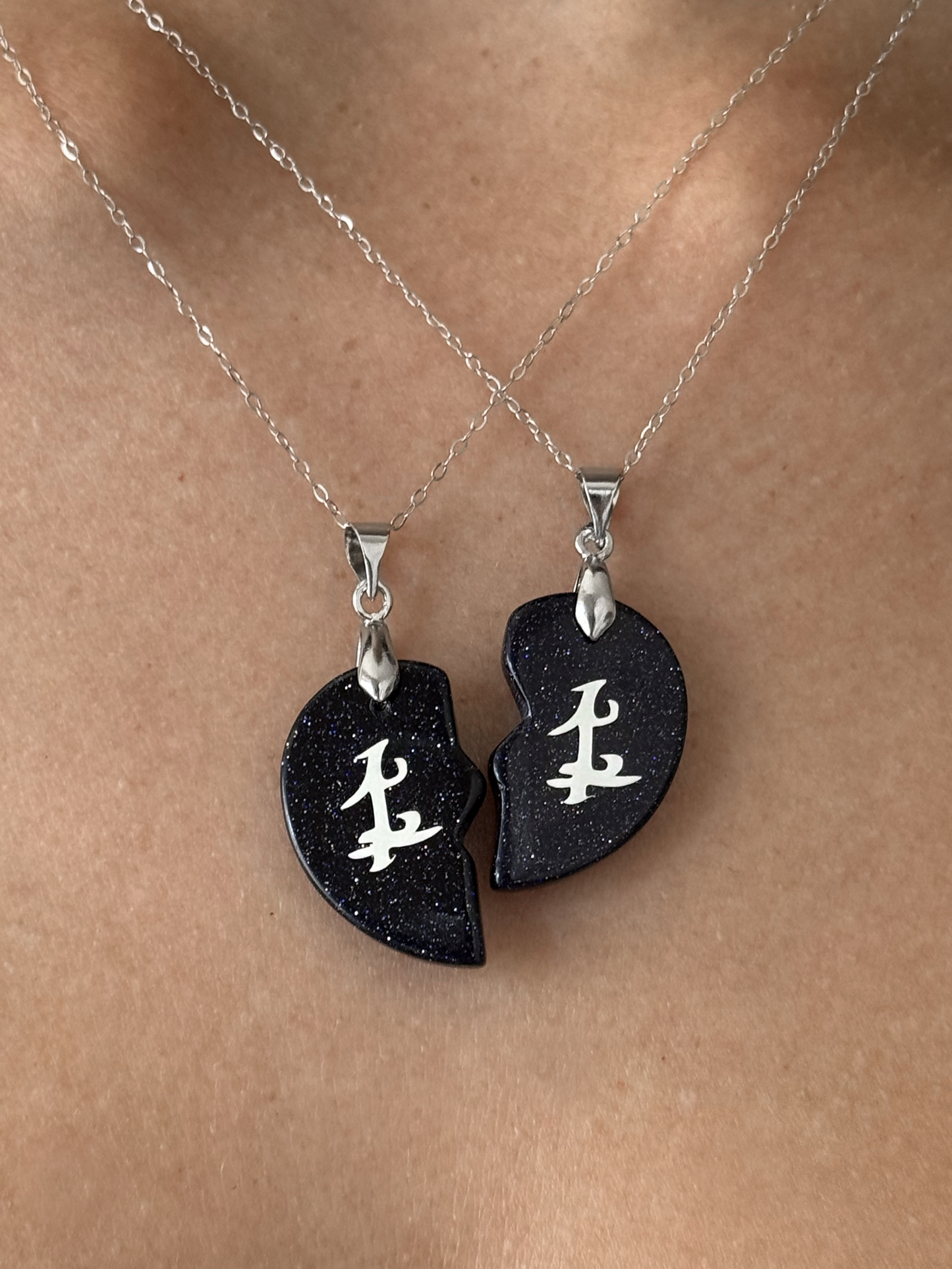 Glow in the Dark Parabatai Friendship Necklace