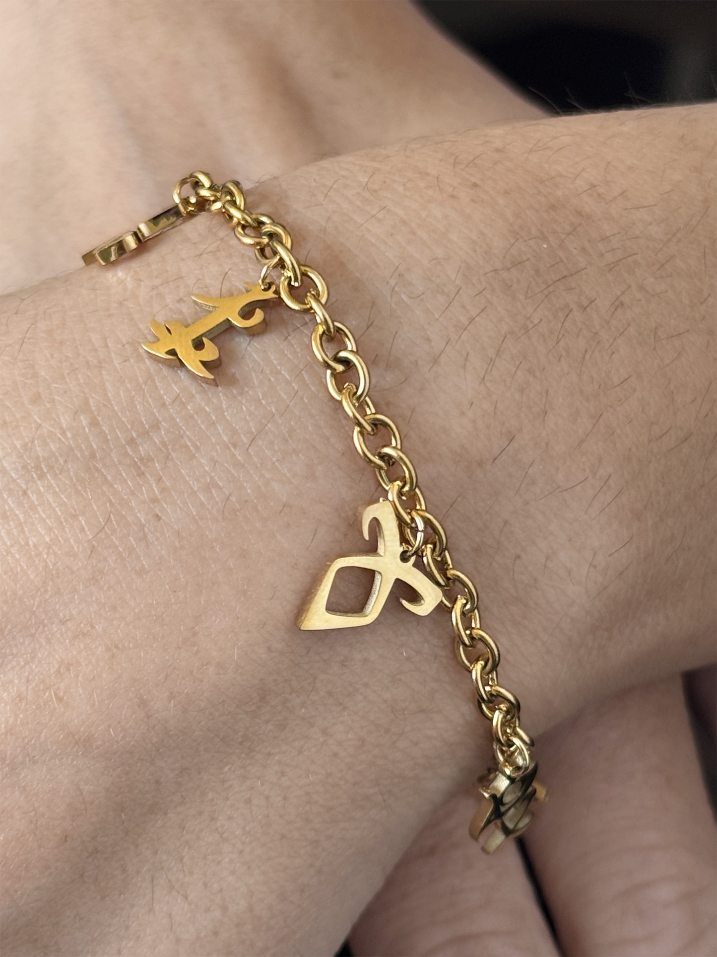 Runes Charms Bracelet