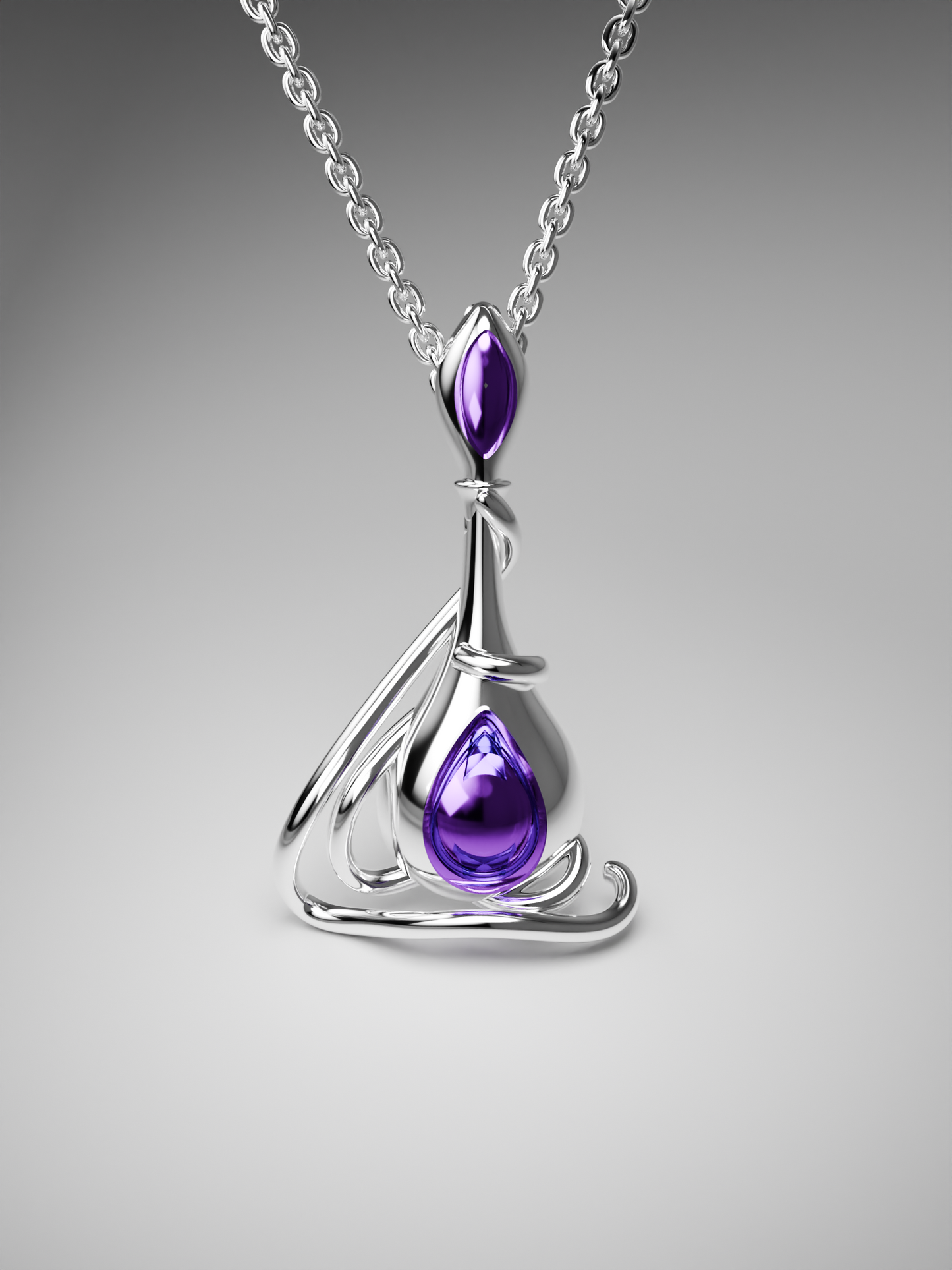 Darcy Crystal Vacuum Necklace