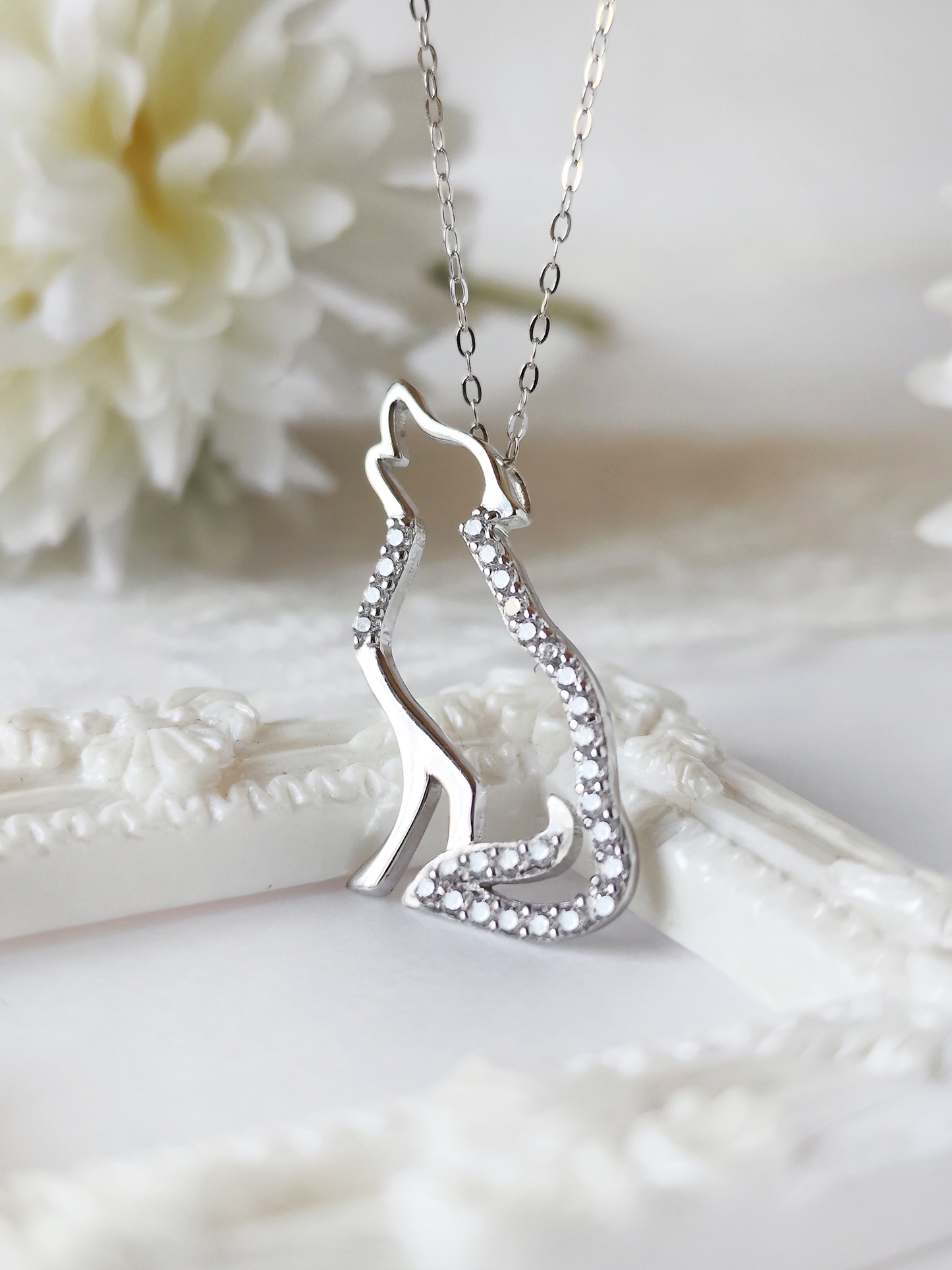 Lowe Howling Wolf Necklace