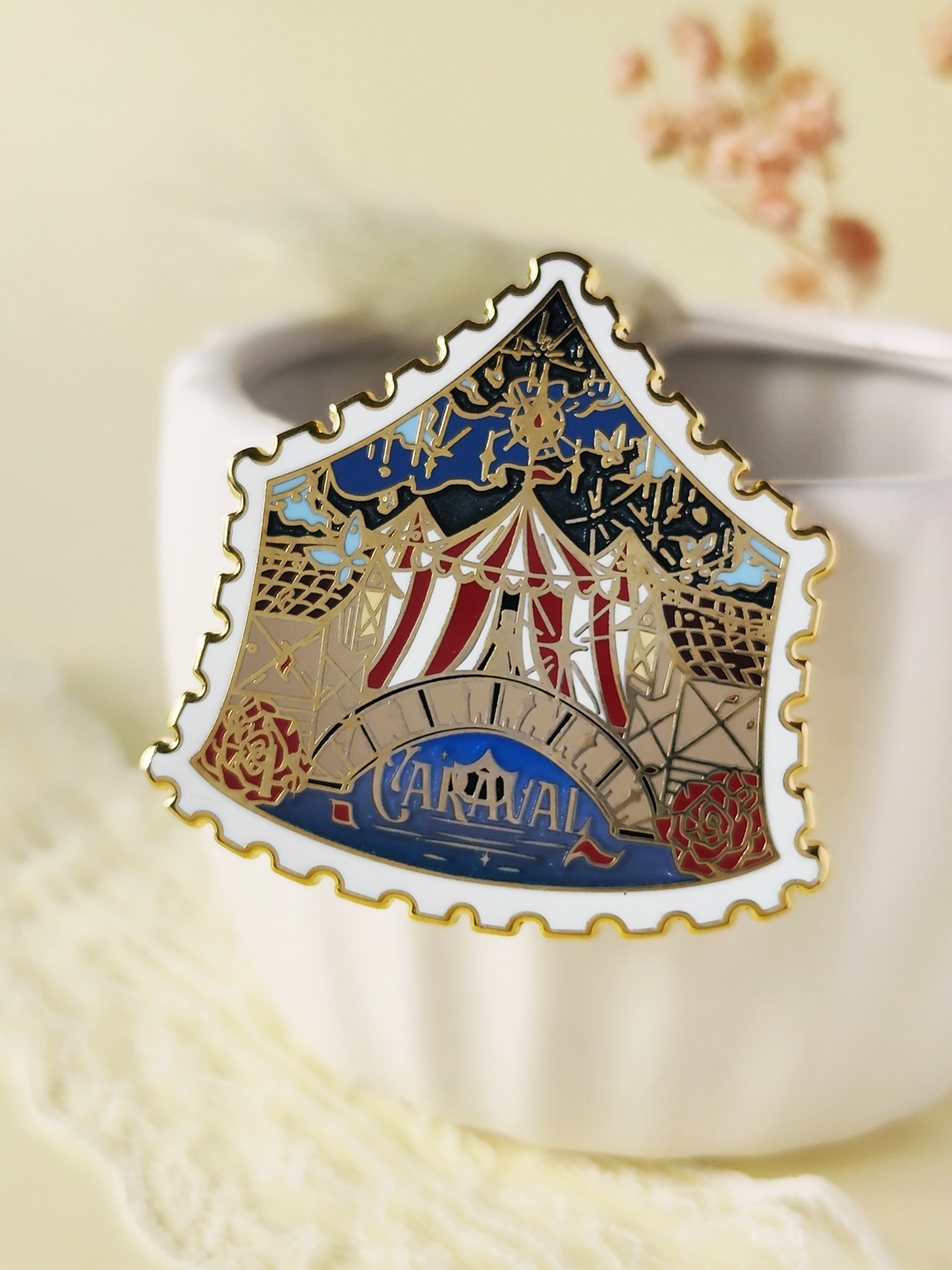 Caraval Stamp Pin