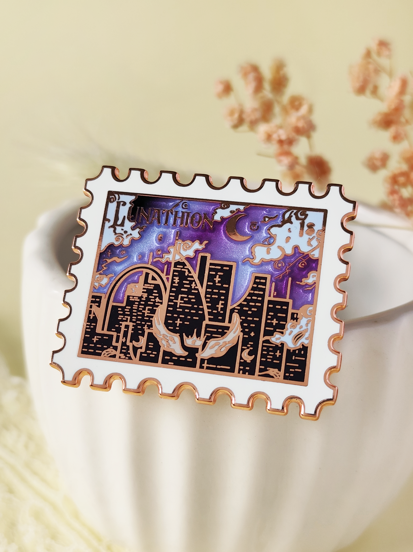 Lunathion Stamp Pin