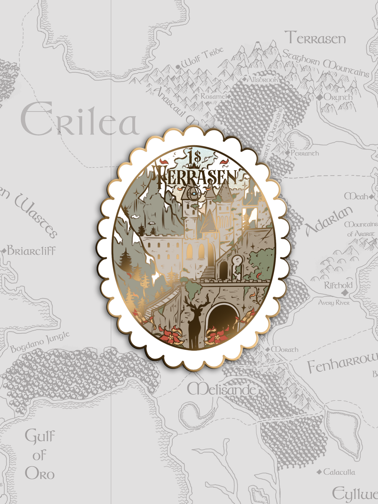 Terrasen Stamp Pin