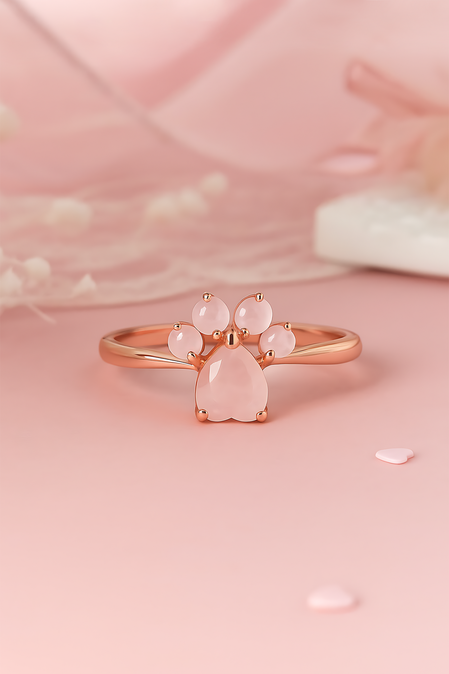 Evangeline Fox Paw Ring