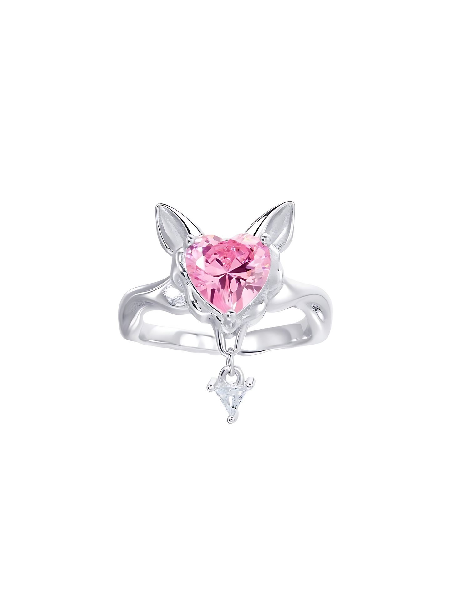 Evangeline Fox Heart Ring