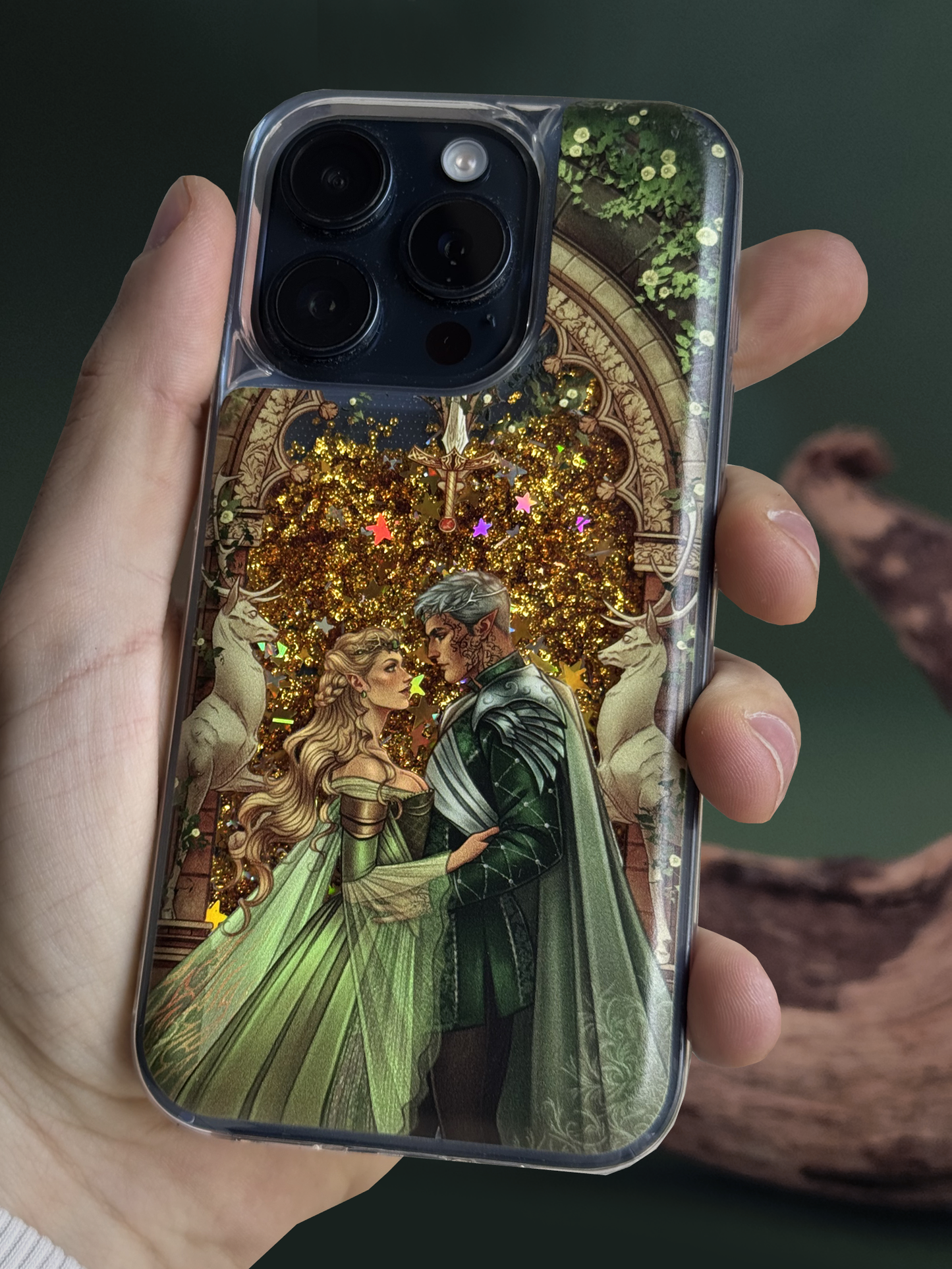 Terrasen Liquid Glitter iPhone Case