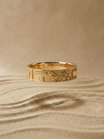Anello Geroglifici "Anubis"