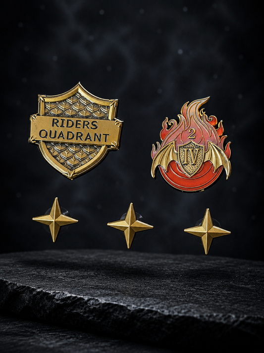 Riders Quadrant Pins Set