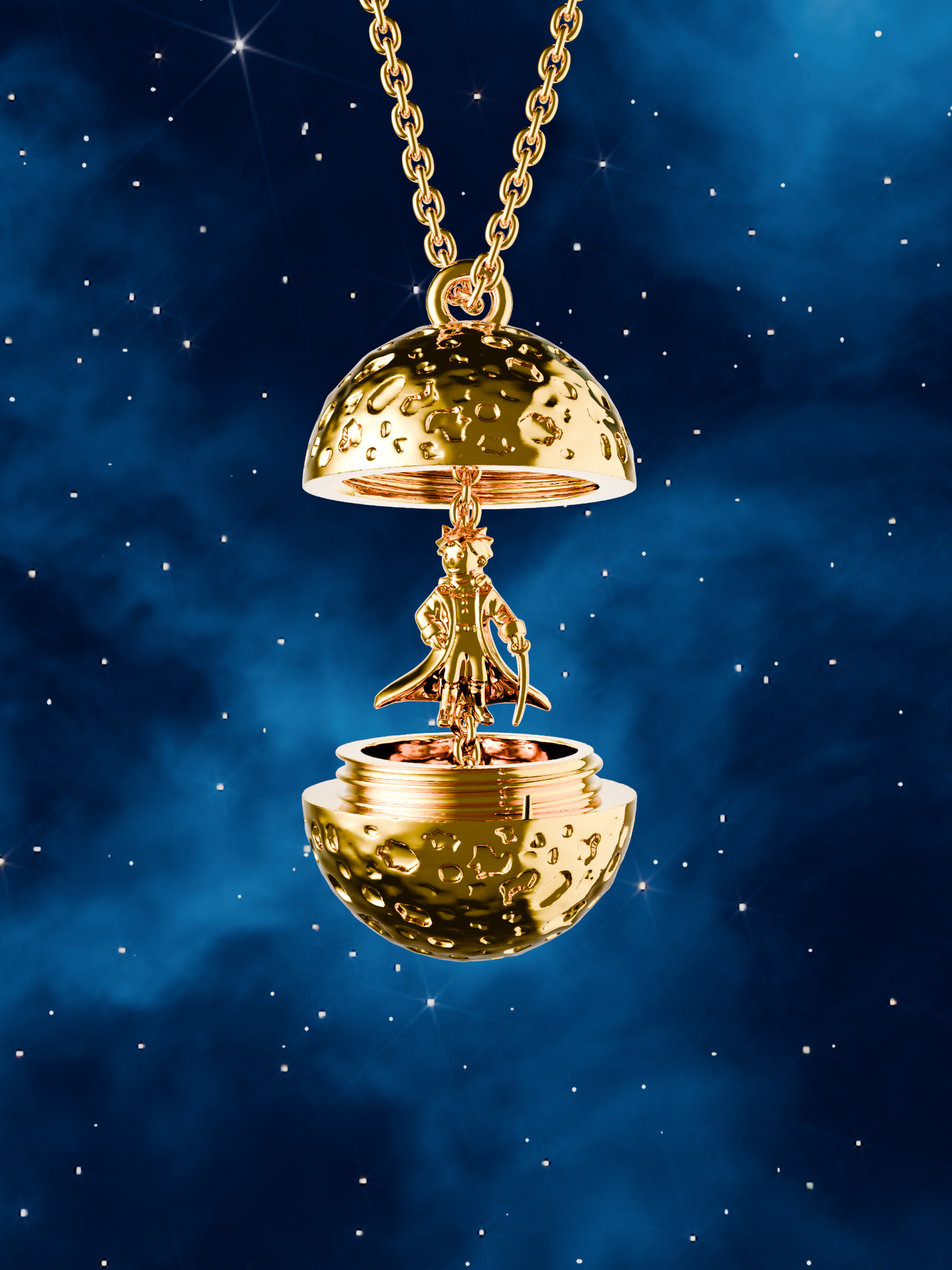 Asteroid B-612 Locket Necklace