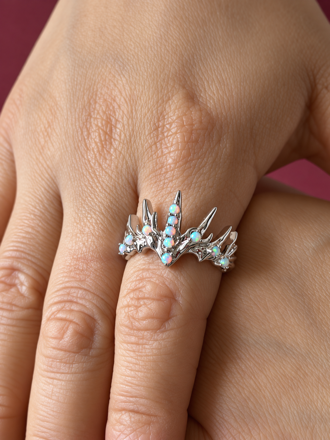 Nicasia Mermaid Crown Ring