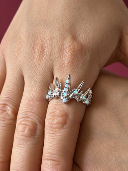 Nicasia Mermaid Crown Ring