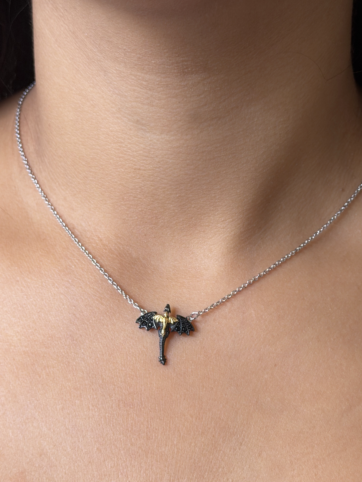 Violet Dragon Relic Necklace