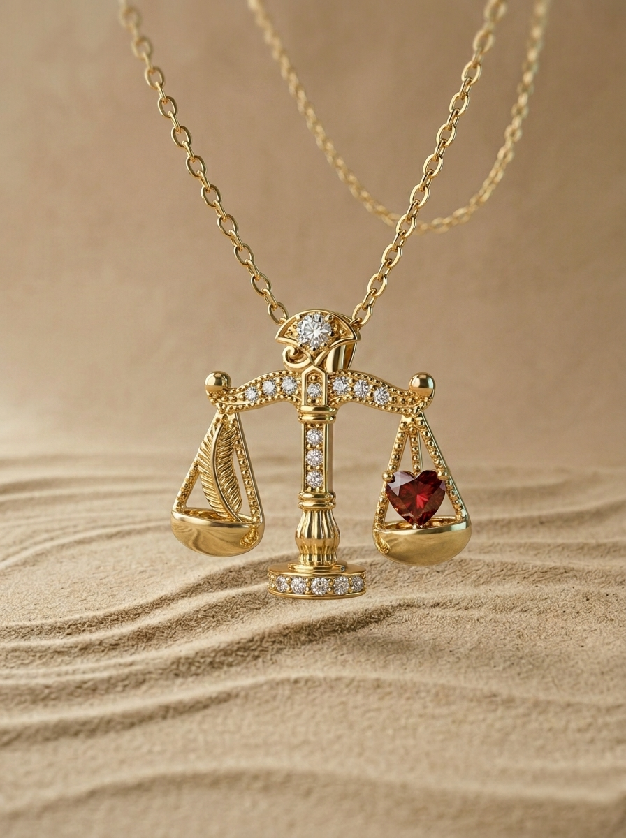 Collana Bilancia di Maat
