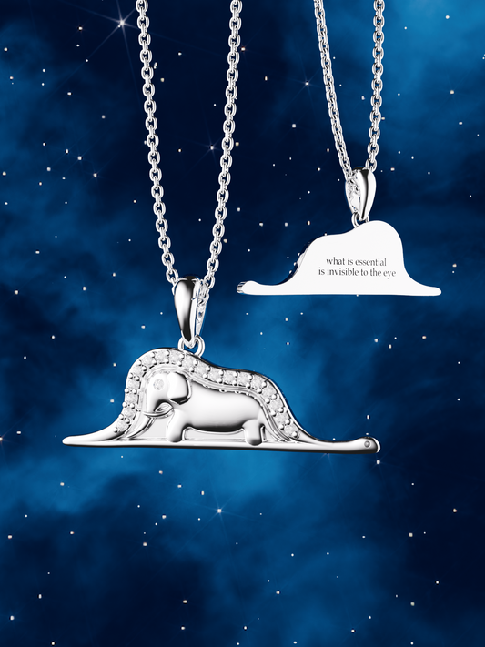 The Elephant in the Hat Necklace