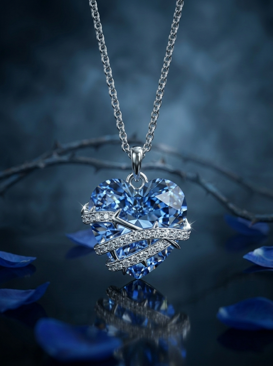 Collana Cuore Spinato