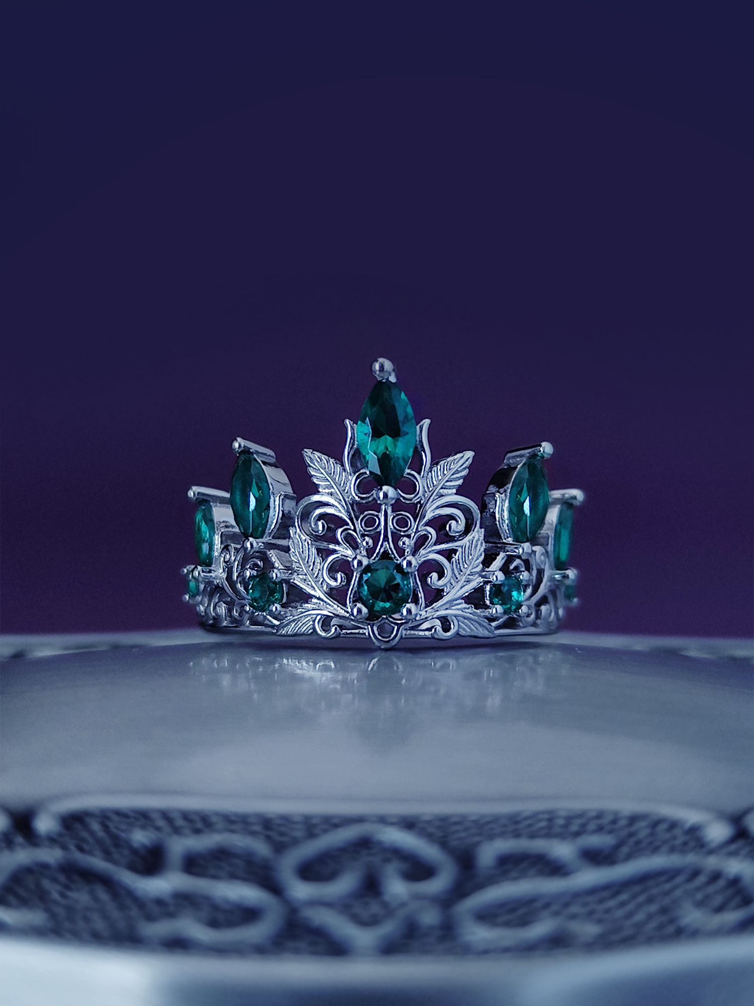 Fearless Lost Queen Crown Ring