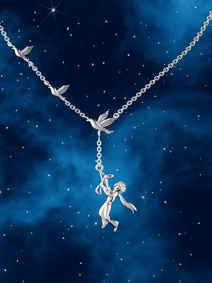 Flying in the Sky Lariat Necklace