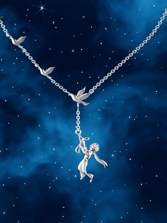 Flying in the Sky Lariat Necklace