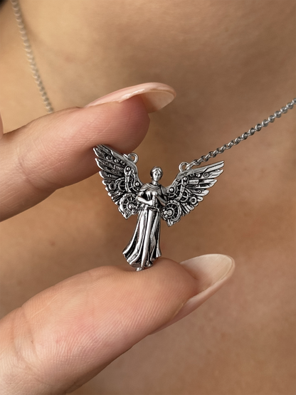 Tessa's Clockwork Angel Necklace