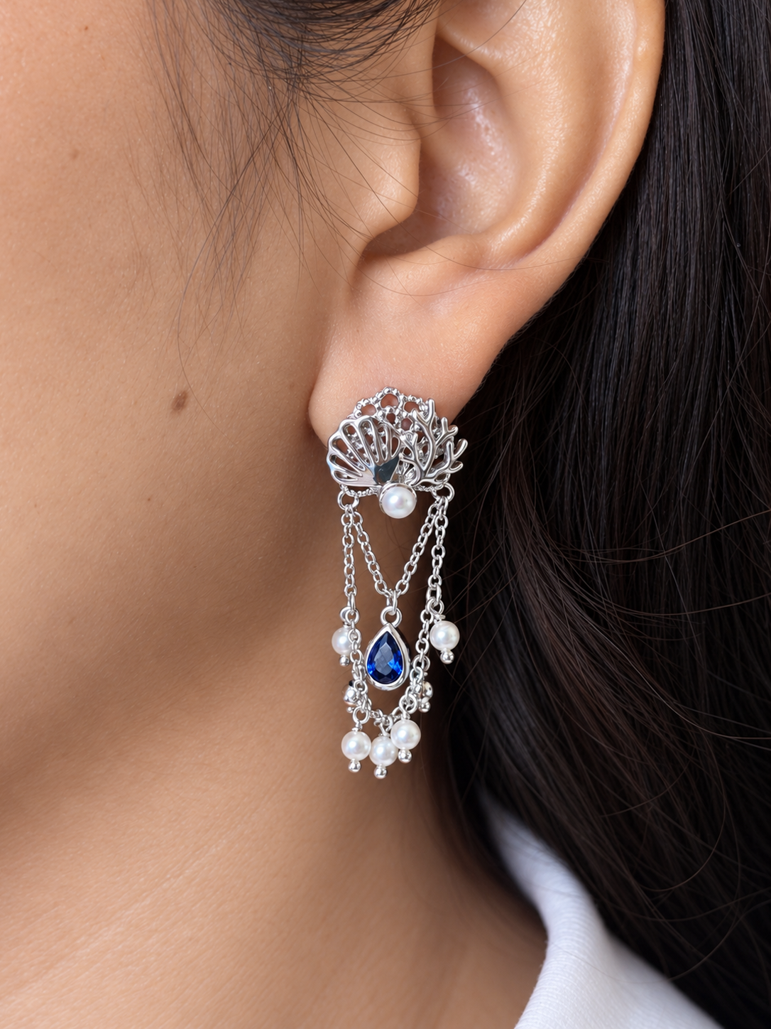 Nicasia Mermaid Drop Earrings