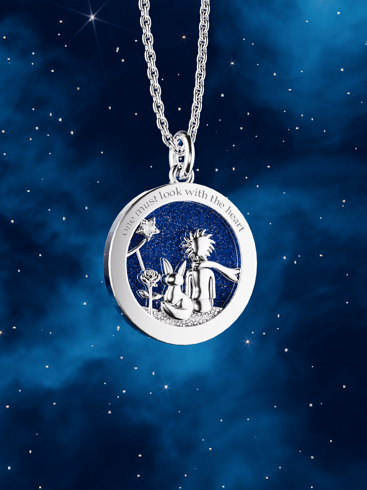 The Little Prince Sandstone Necklace