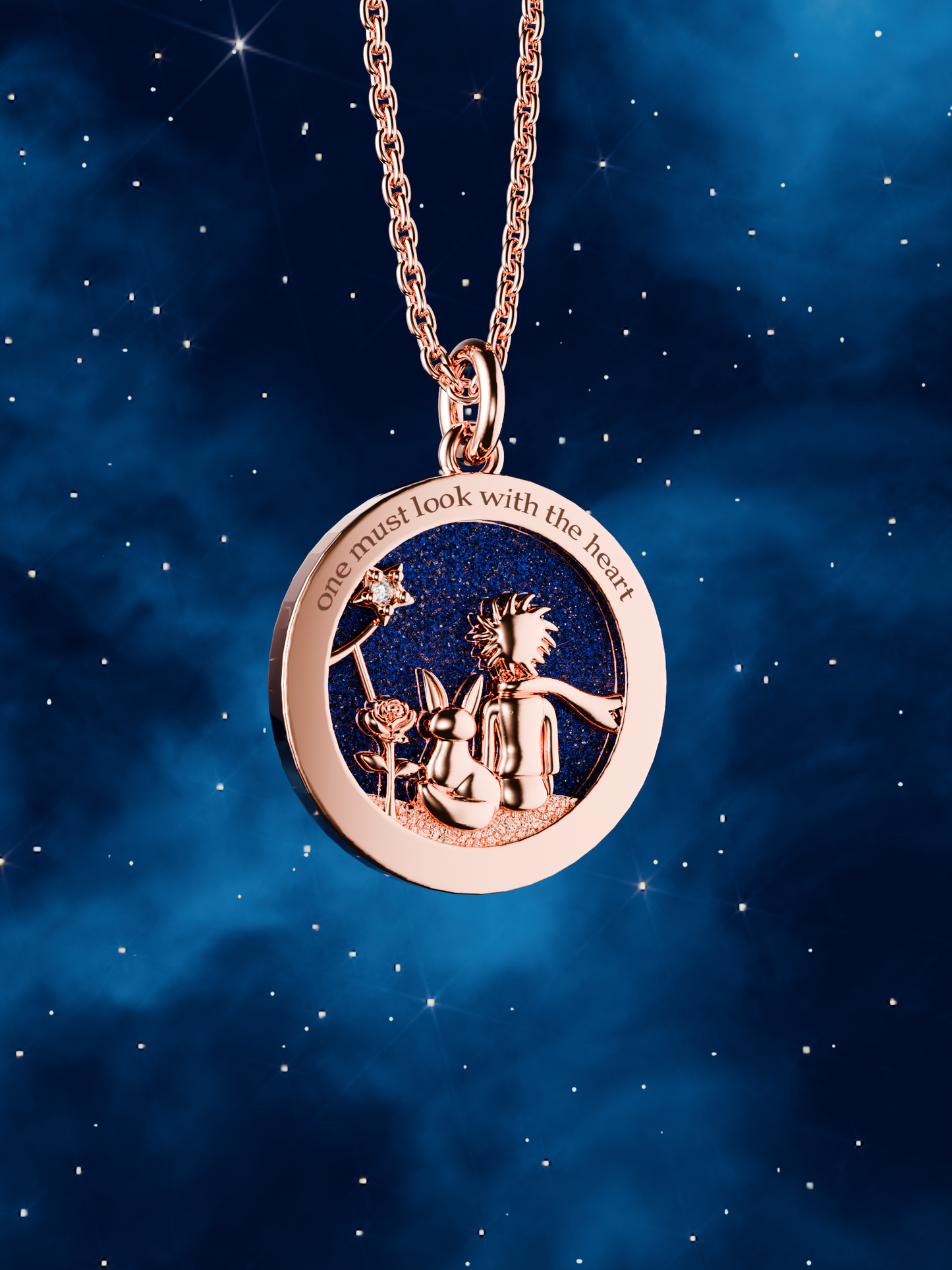 The Little Prince Sandstone Necklace
