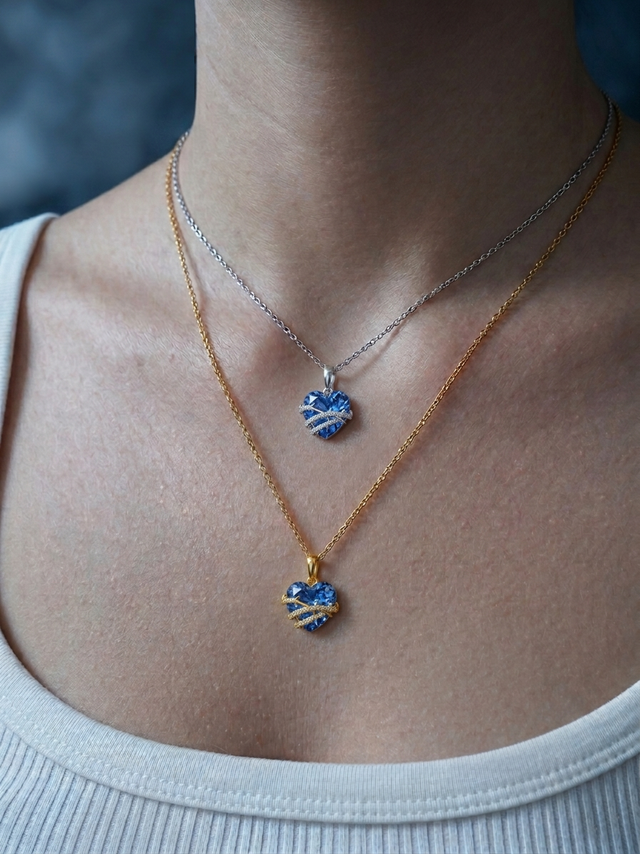 Collana Cuore Spinato