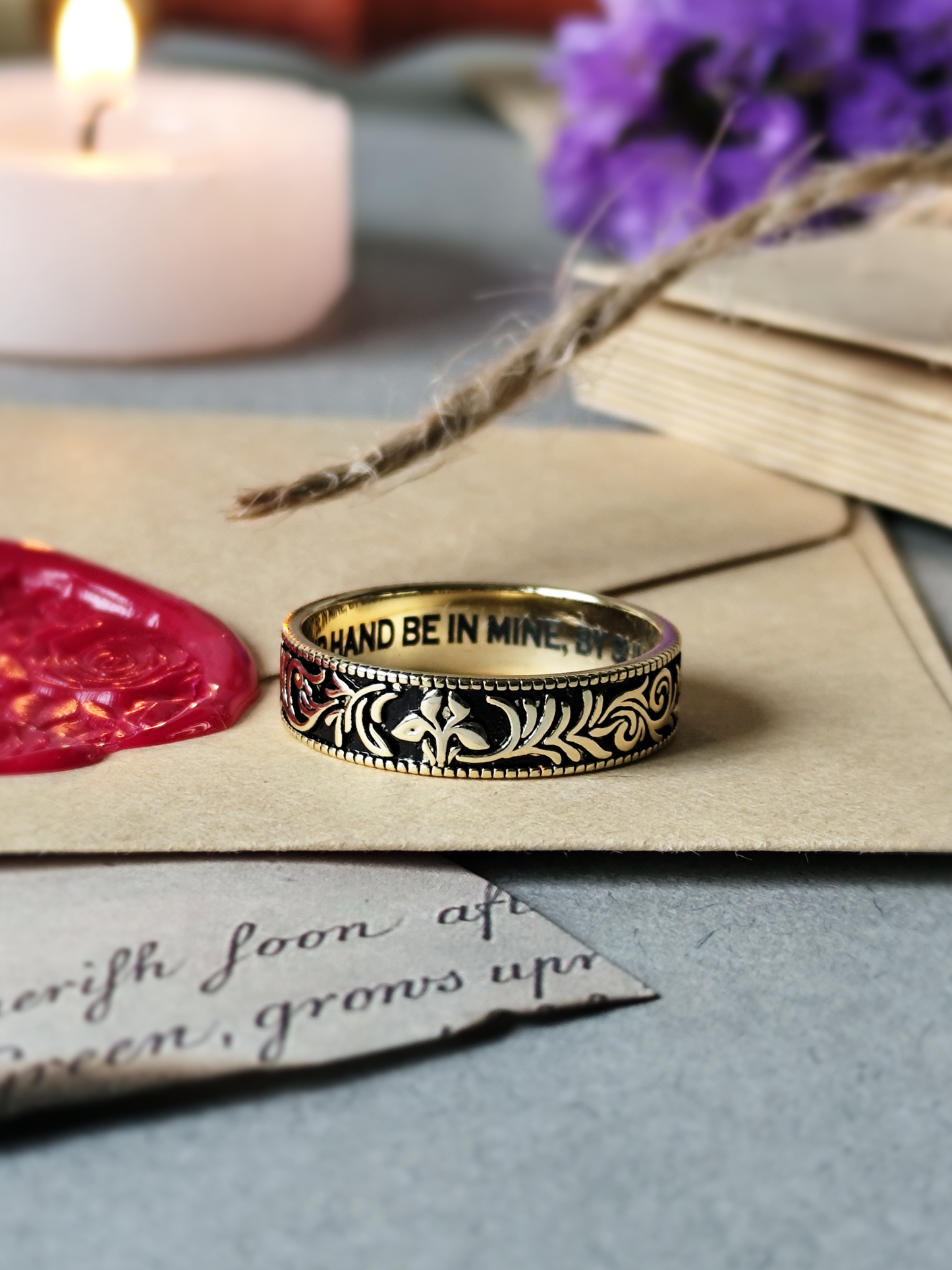 Iris & Roman Wedding Ring
