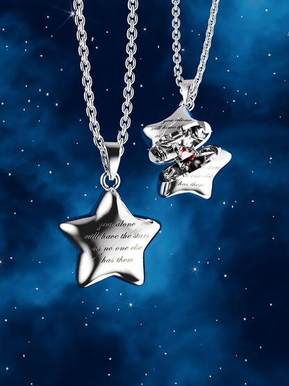 Star Locket Necklace