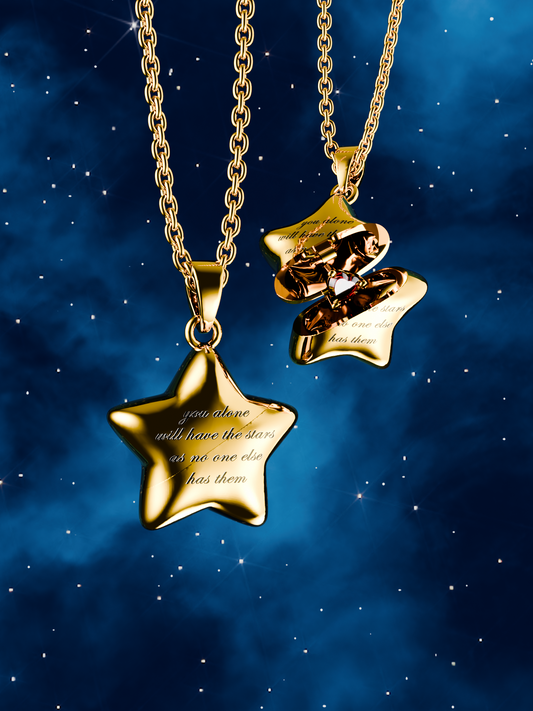 Star Locket Necklace