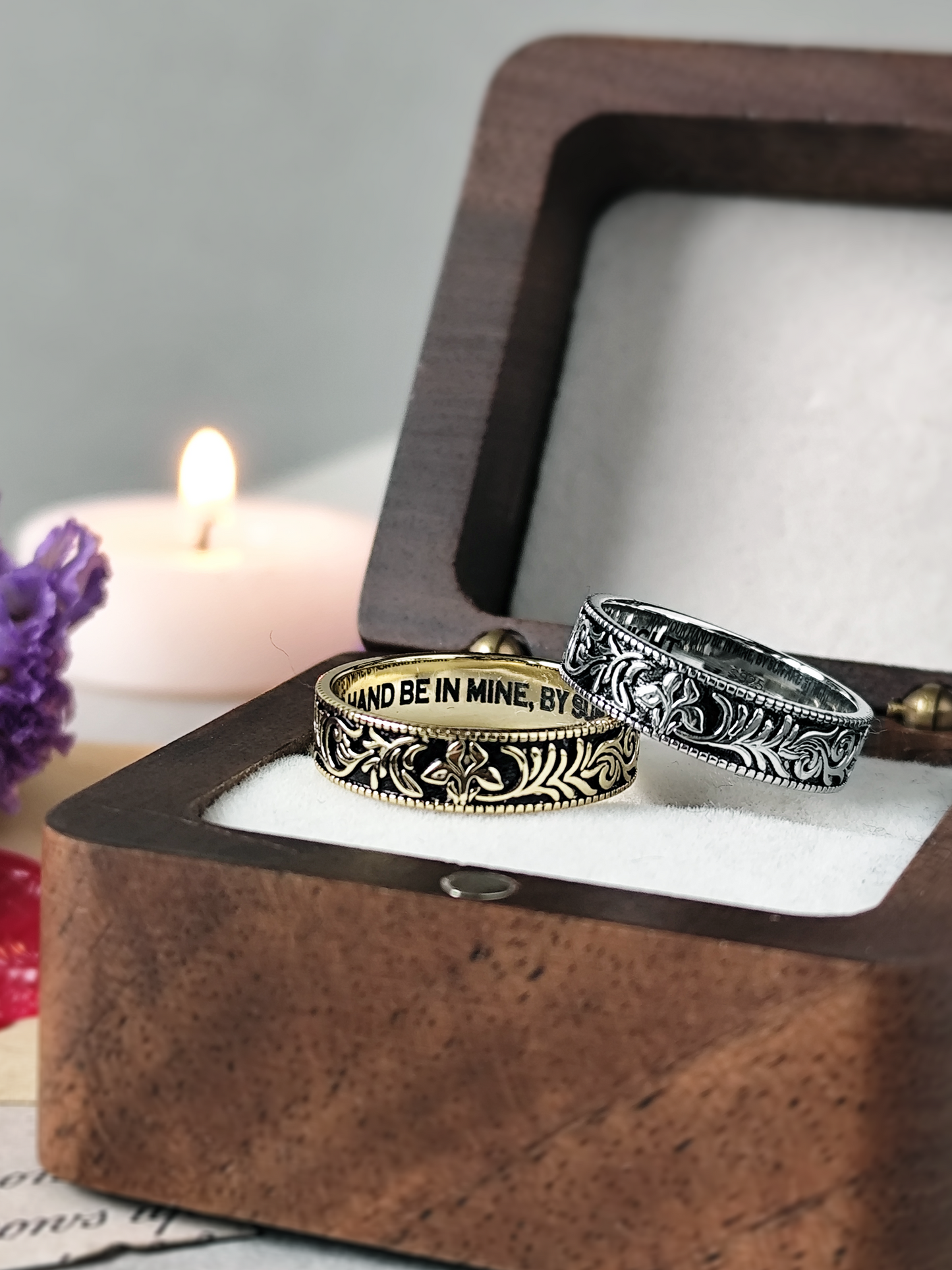 Iris & Roman Wedding Ring