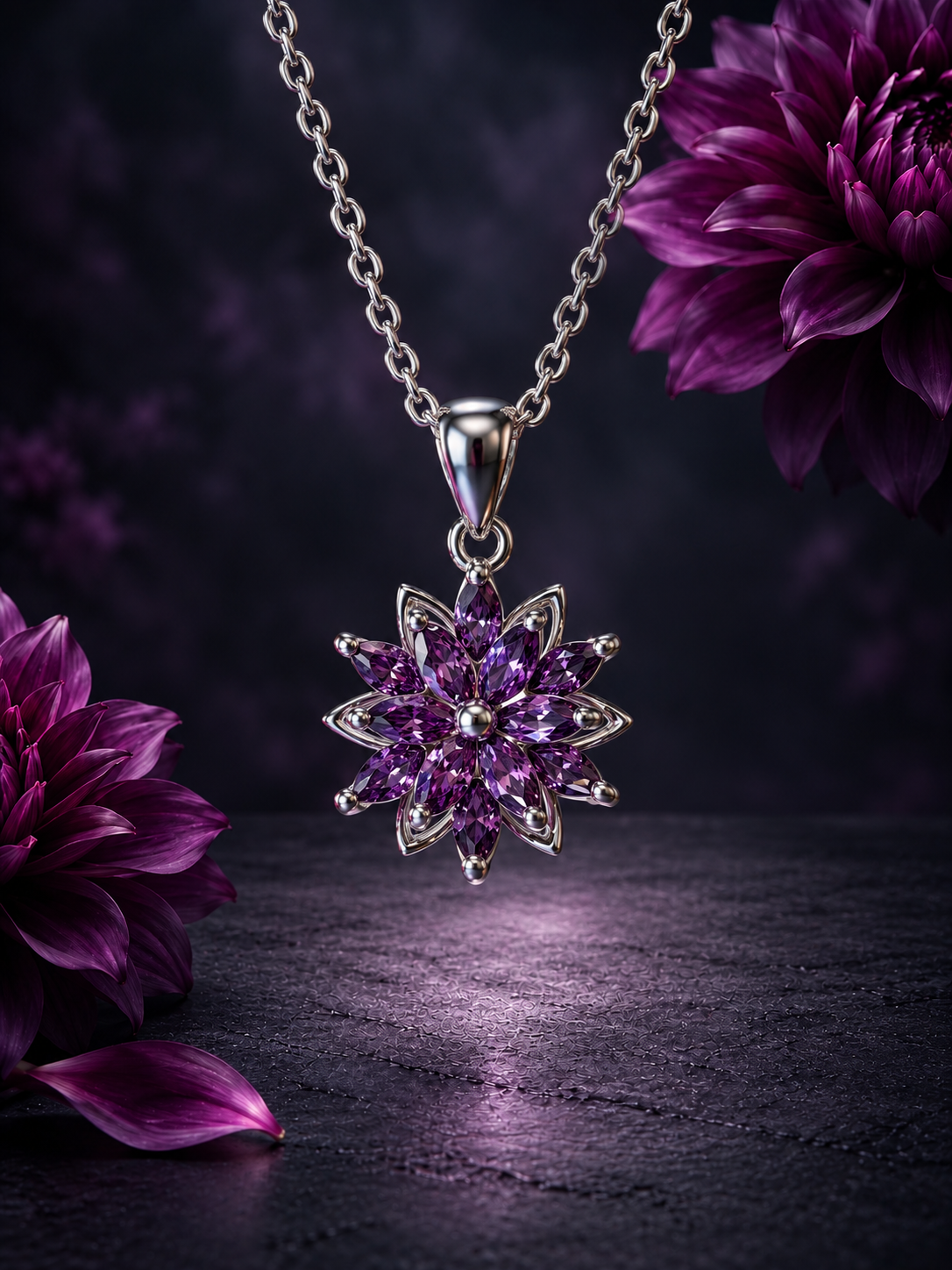 Collana Dalia Viola