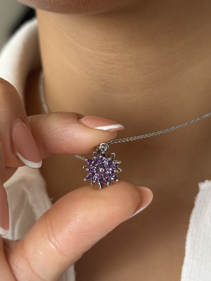Collana Dalia Viola