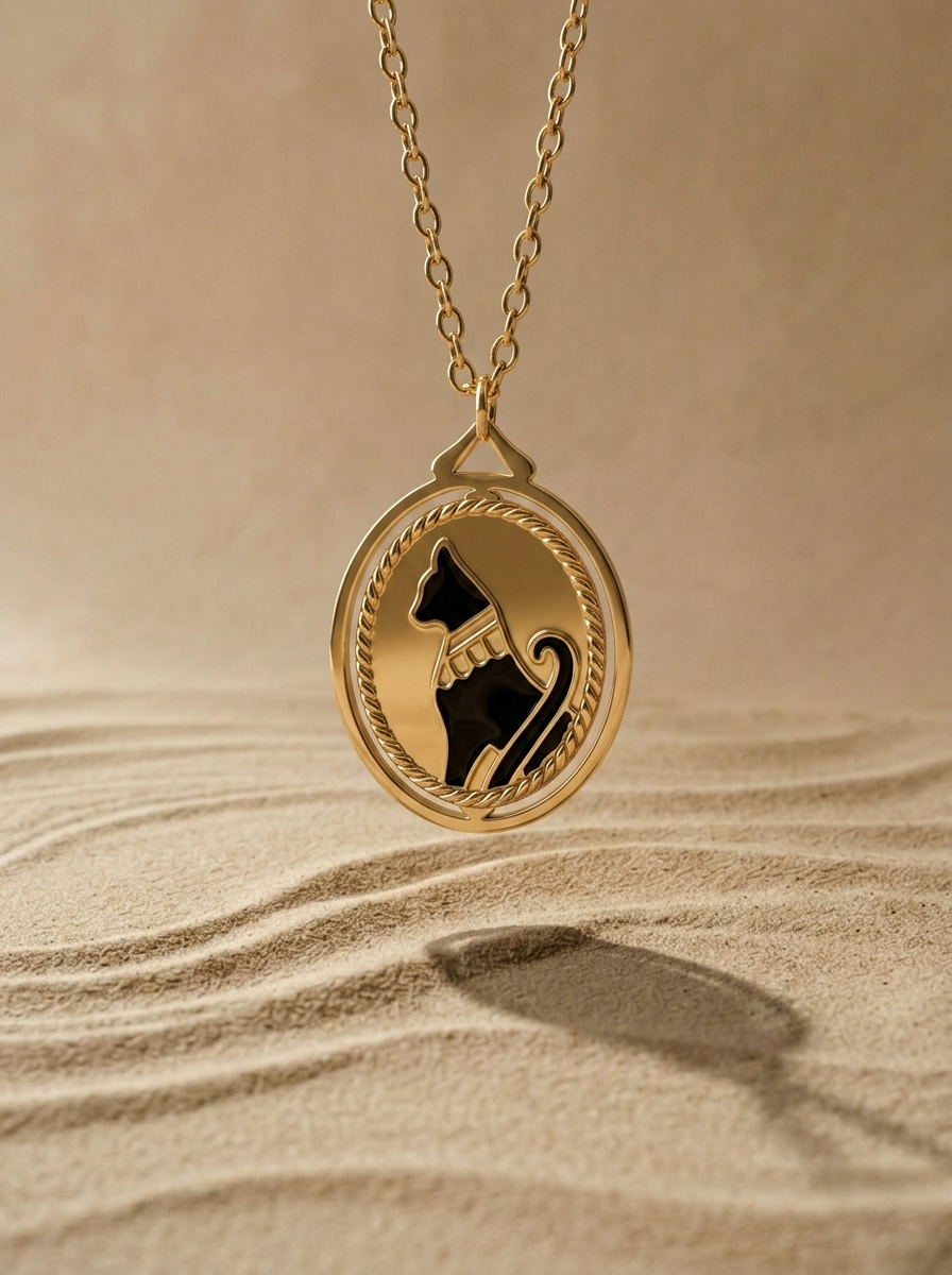 Collana Cameo Gattare