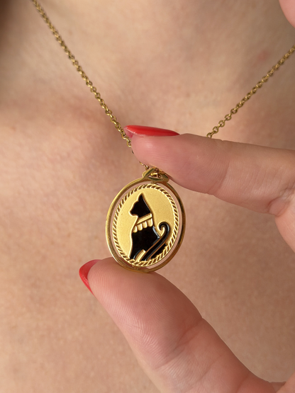 Collana Cameo Gattare