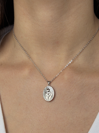 Iris's Mother Locket Necklace