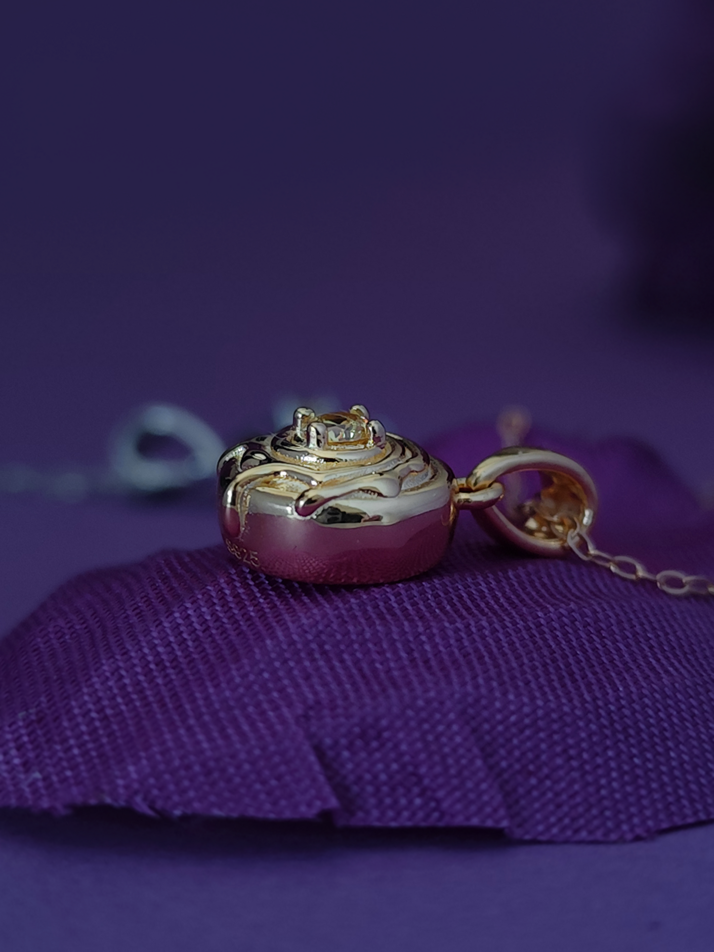 Sticky Buns Necklace